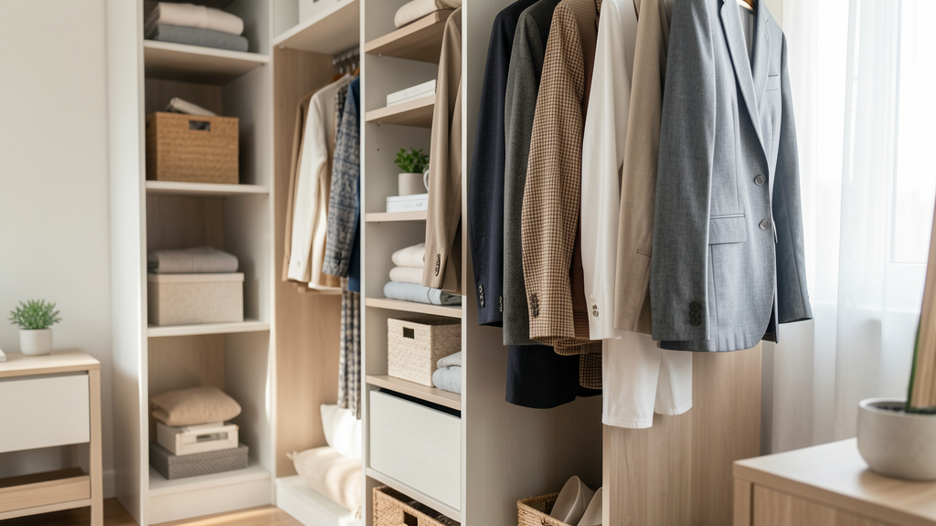 Detalhe fotográfico relacionado a A Organização de Closet que Cala: O Método da Cor, Não da Peça